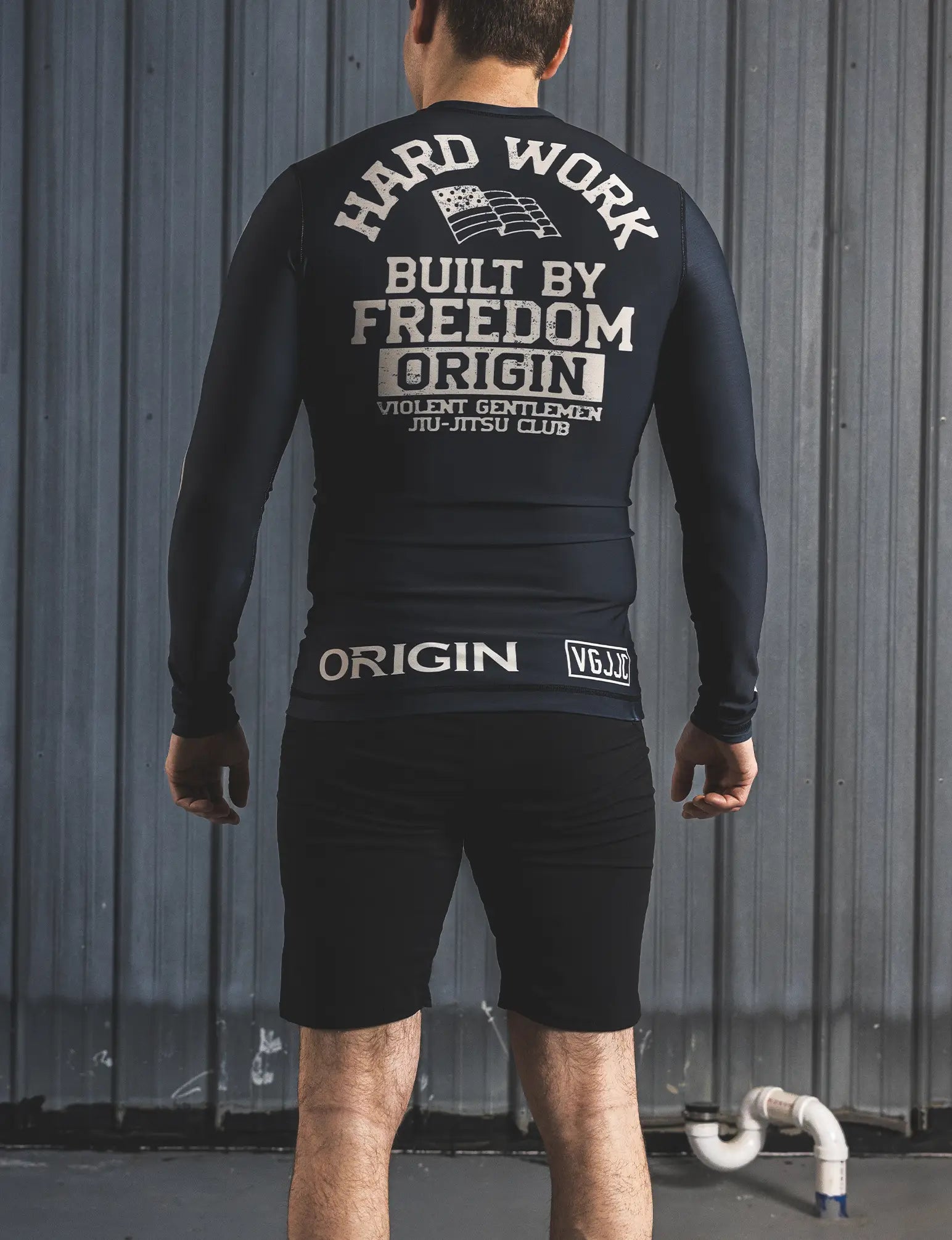 VGHC BUILT BY FREEDOM LS COMPRESSION FIT RASHGUARD - Image 6
