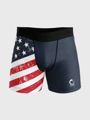USA FLAG COMPRESSION SHORT 7