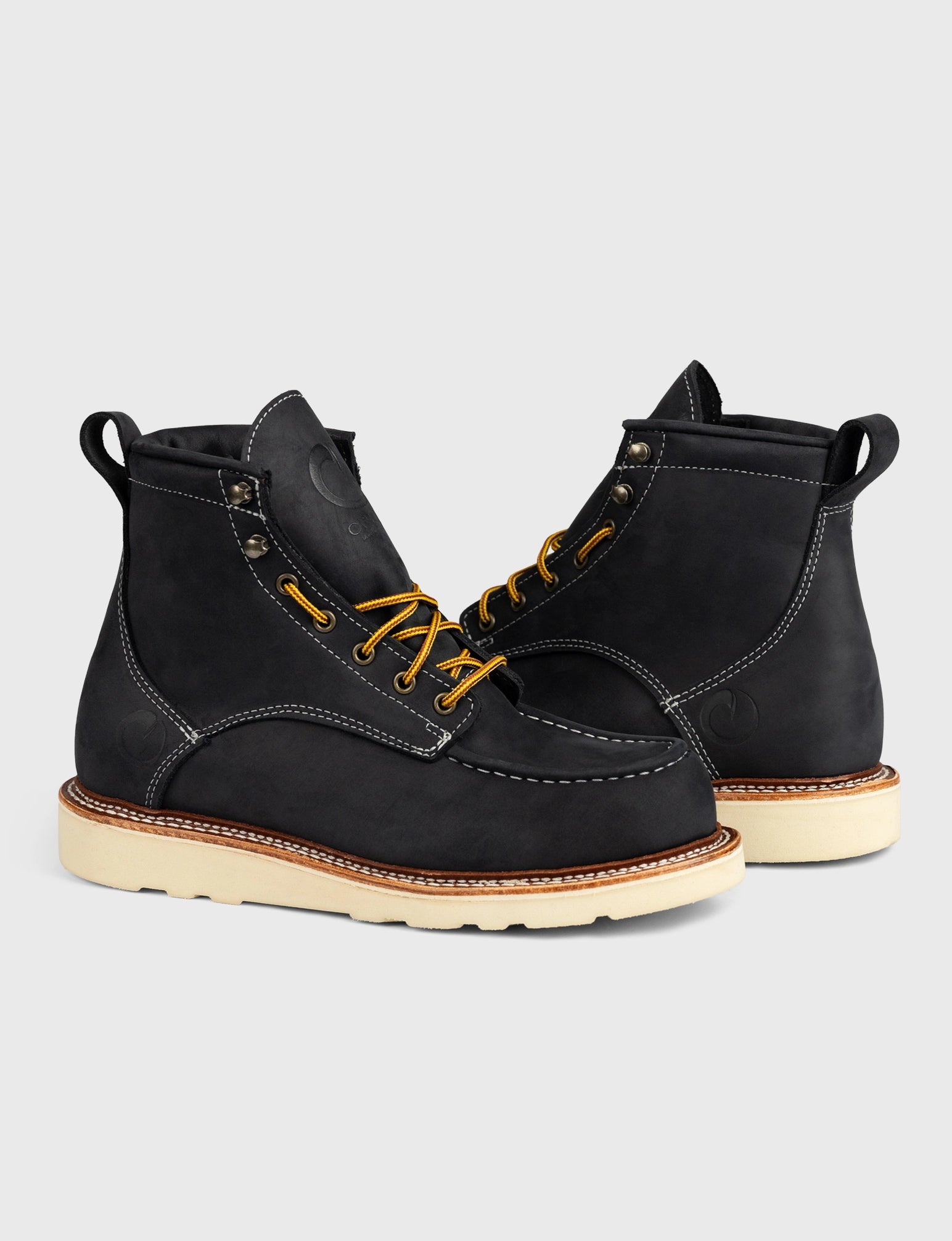 MAINE MOC TOE BOOT - NATURAL WEDGE SOLE - Image 6