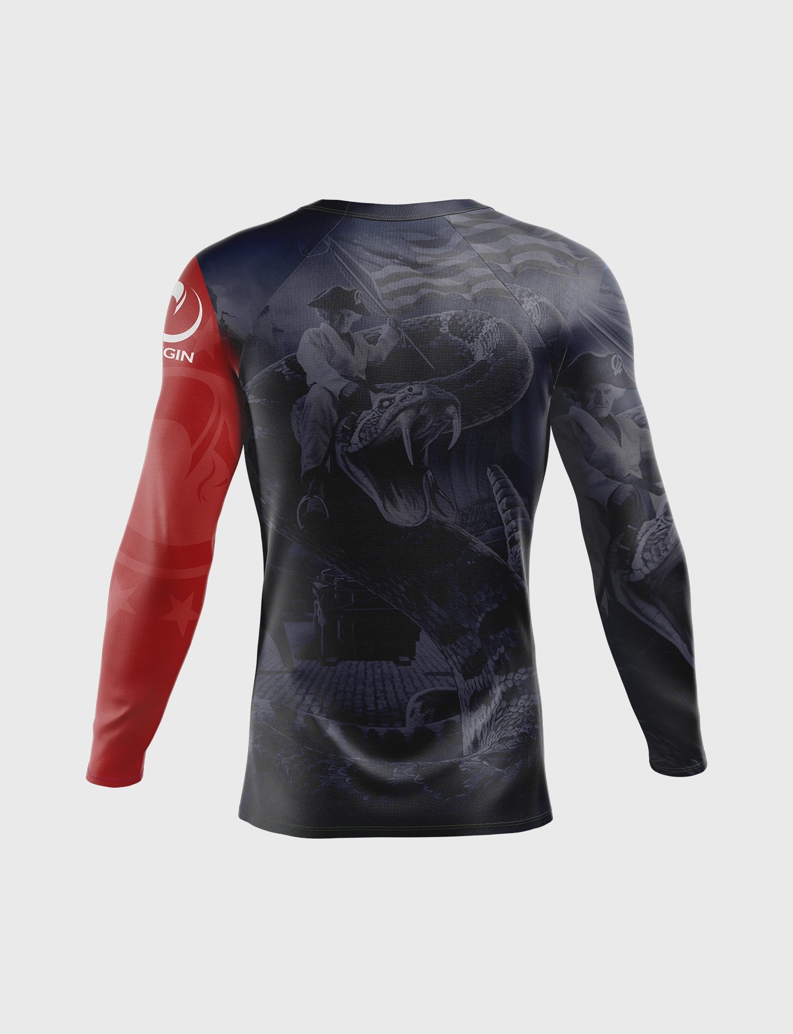 DON'T TREAD ON ME LS COMPRESSION FIT RASHGUARD 2.0 - Image 2