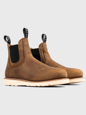 IRONSIDE CHELSEA BOOT NATURAL WEDGE SOLE
