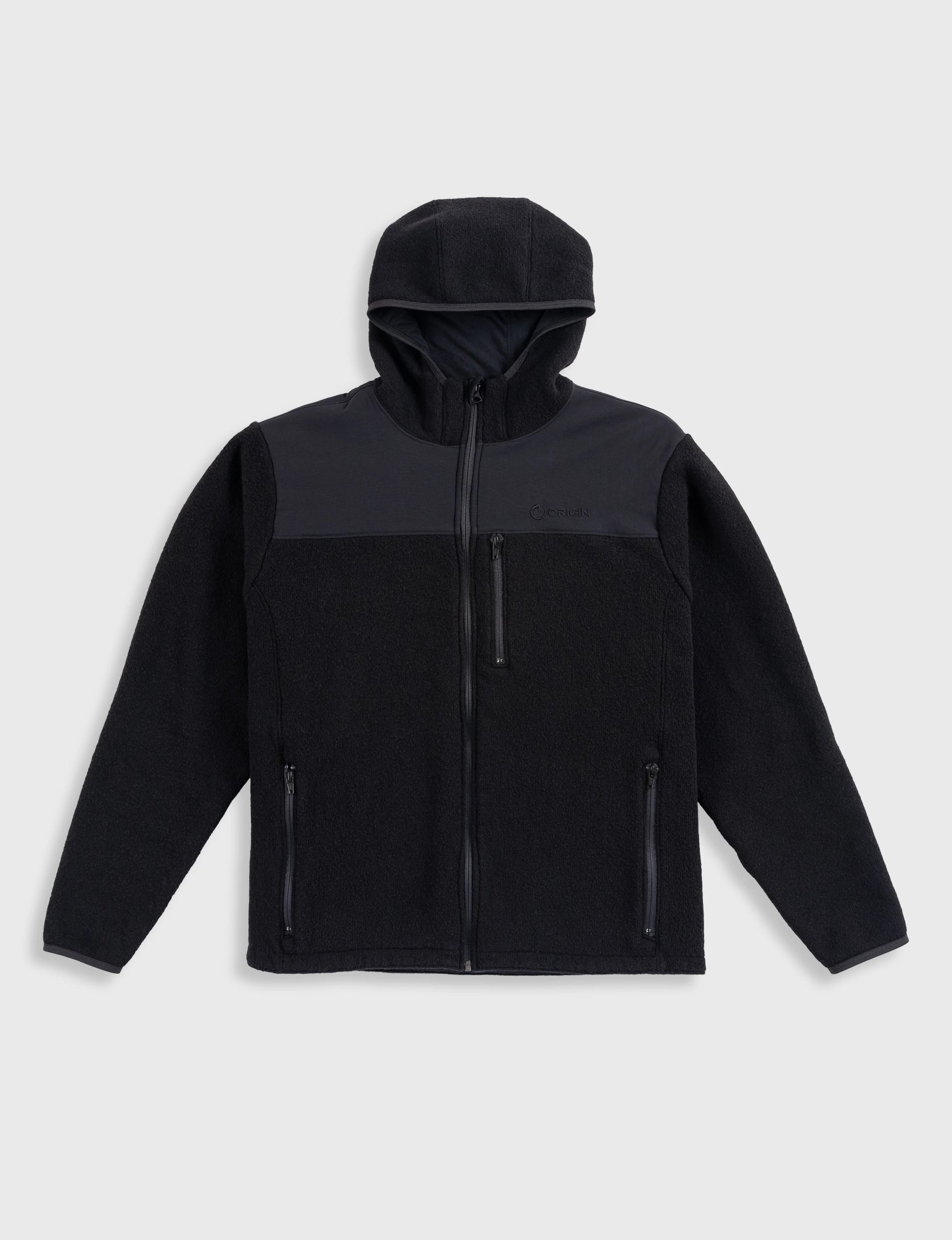 ORIGIN STEALTH WOOL? HOODED JACKET SOLID