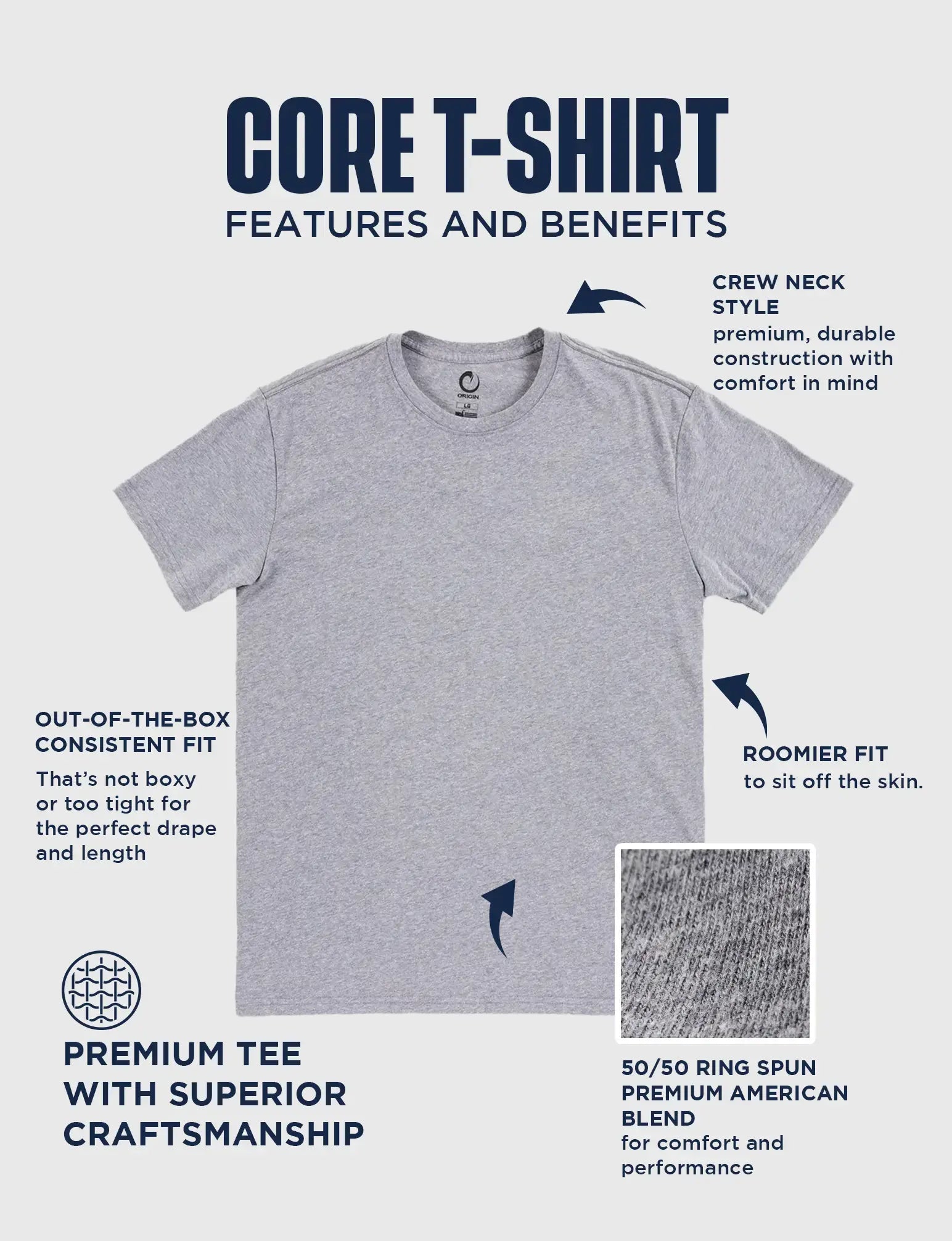 ORIGIN? CORE T-SHIRT - Image 55