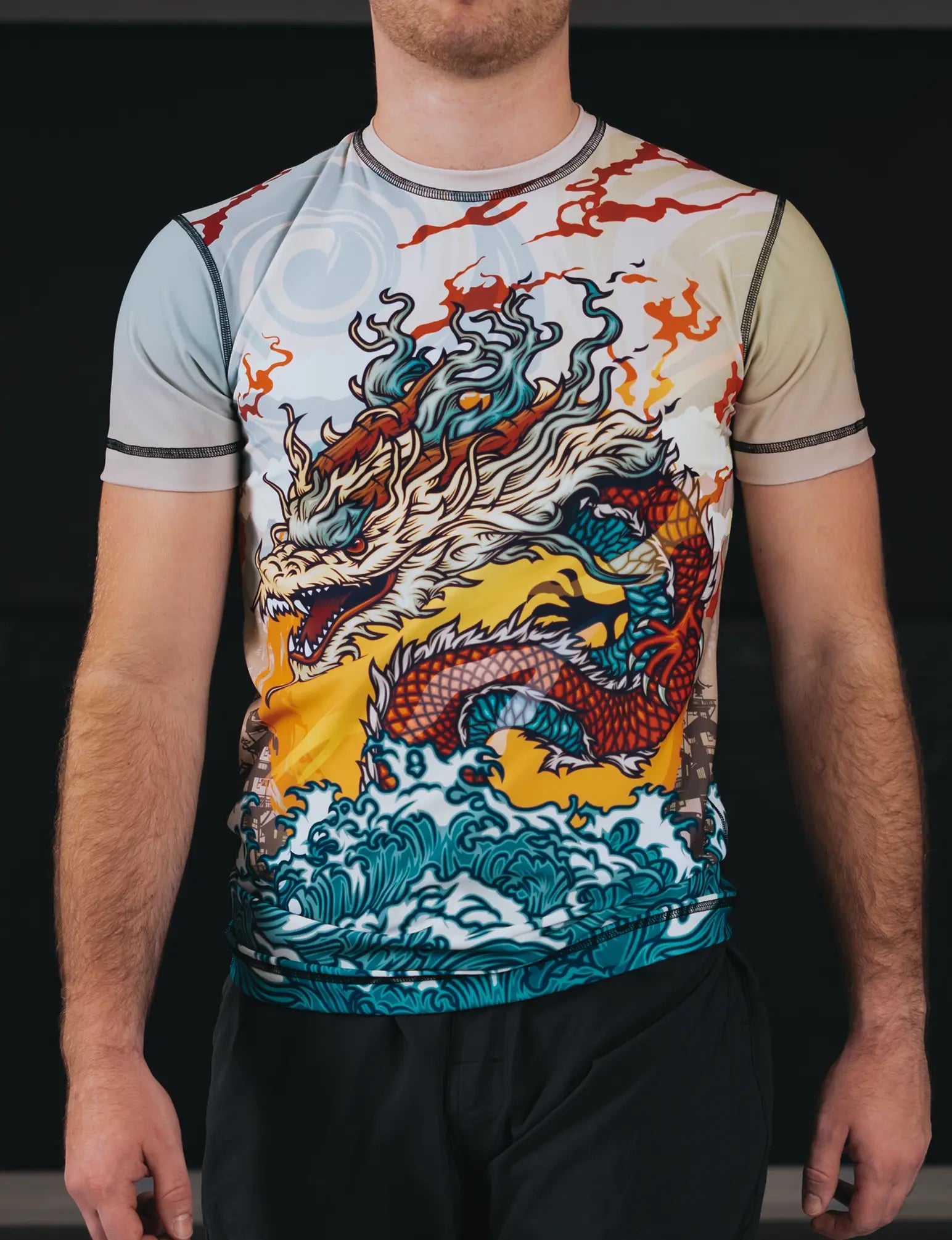 ROOTS DRAGON SS COMPRESSION FIT RASHGUARD - Image 3